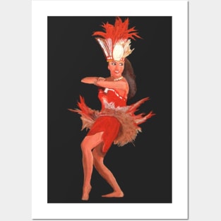 Polynesian Dancer Posters and Art